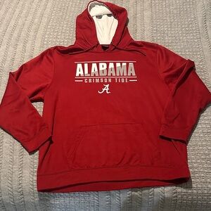 Colosseum Red Pullover Hoodie with White Hood Lining